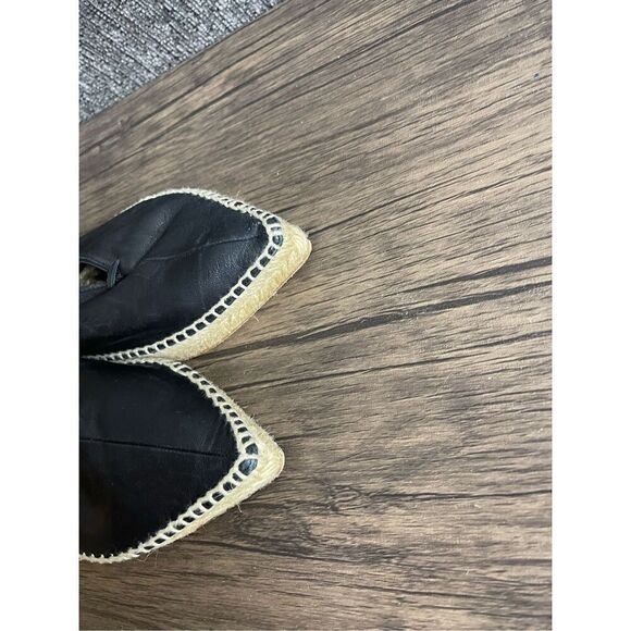 Celine Babouche Nappa Black Soft Leather Pointed Tow Espadrille size 36 - Picture 14 of 16